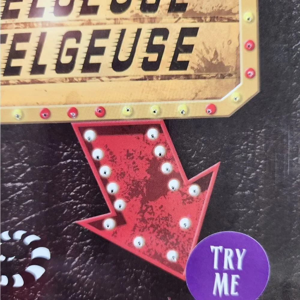 🔹️NWT Beetlejuice Black Deluxe Light Up Journal